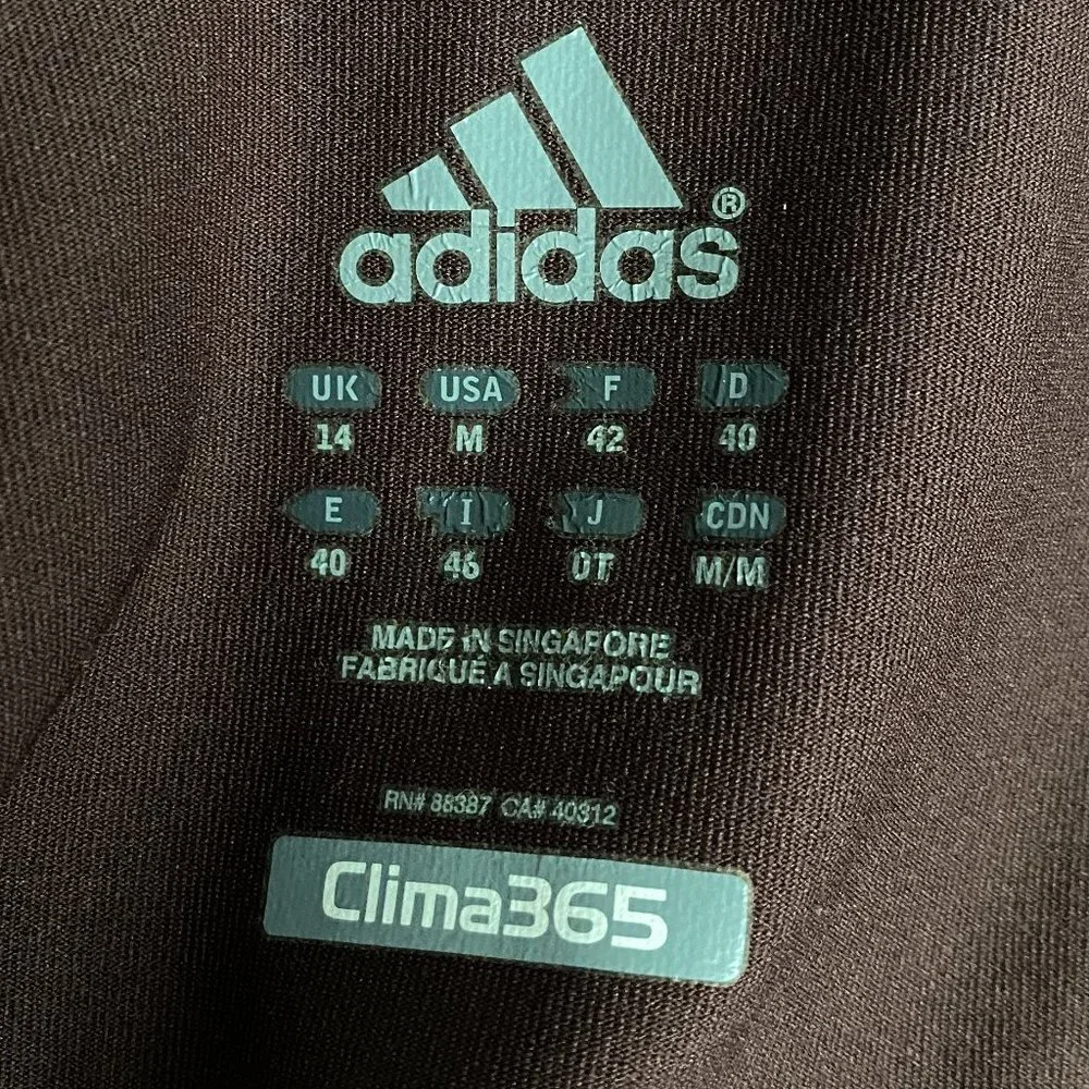 ADIDAS Clima365 3 Stripe Neck Active Jacket #AU7 - Picture 6 of 8